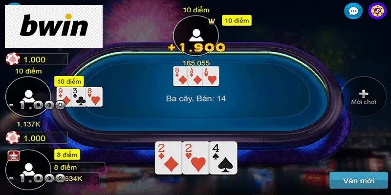 Quy định tính điểm trong Bài Cào Online Bwin bạn cần biết
