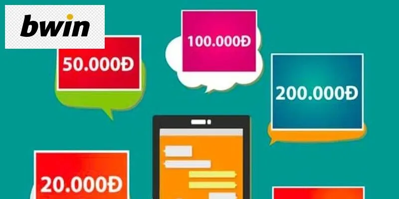 Nạp tiền Bwin qua thẻ cào cần trả một khoản phí khấu trừ nhất định